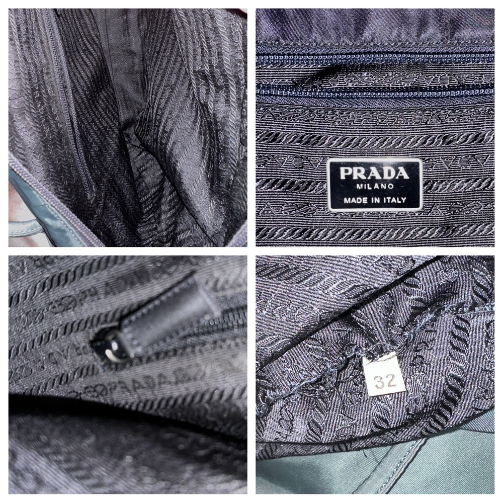 AUTHENTIC Prada tote/handbag. Color: Green. - Picture 16 of 16